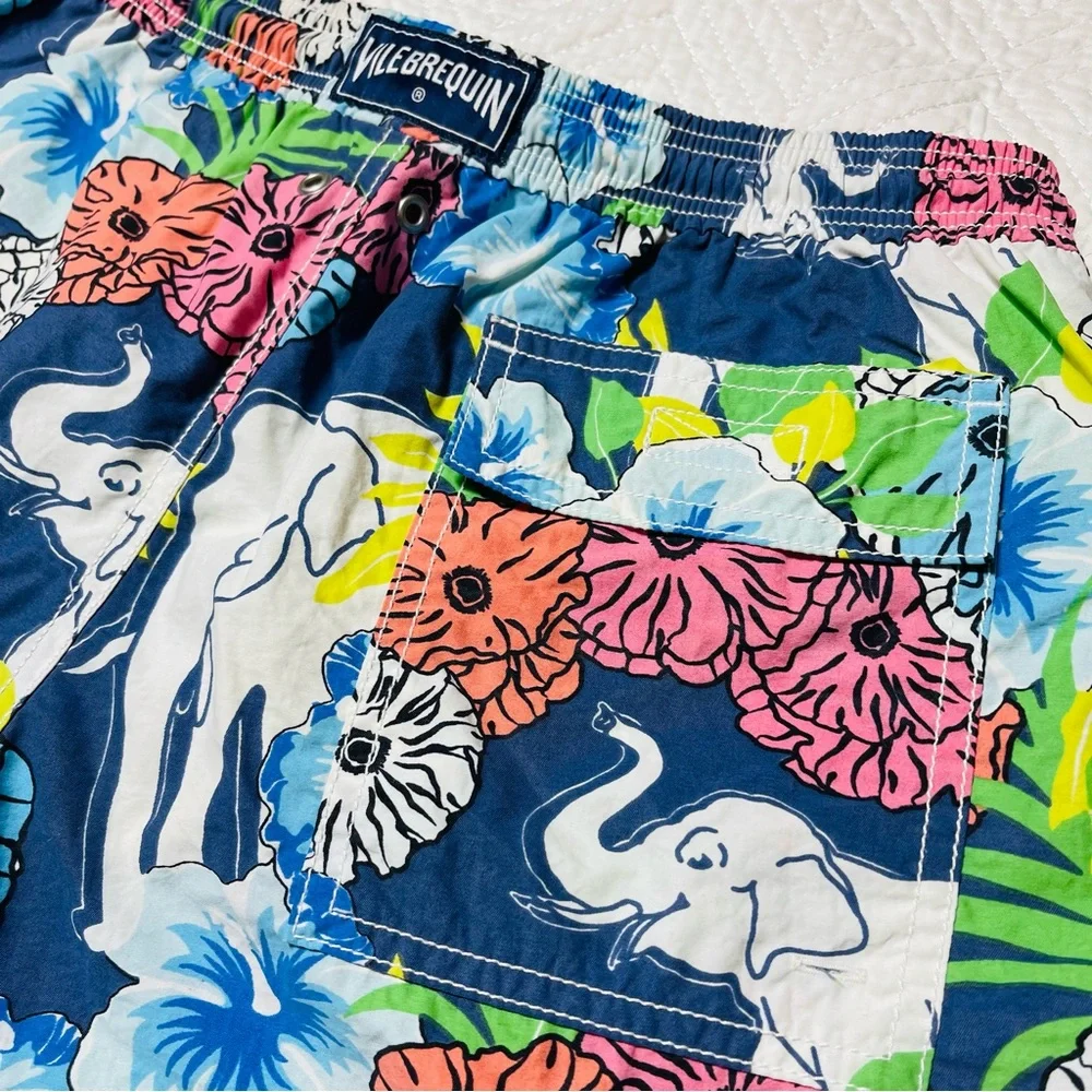 Vilebrequin - Moorea Elephant Boys Swim Trunk 14